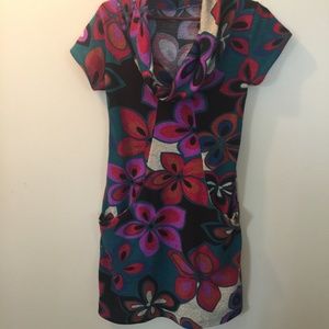 Vintage Retro Sleeveless Sweater Dress with pocket